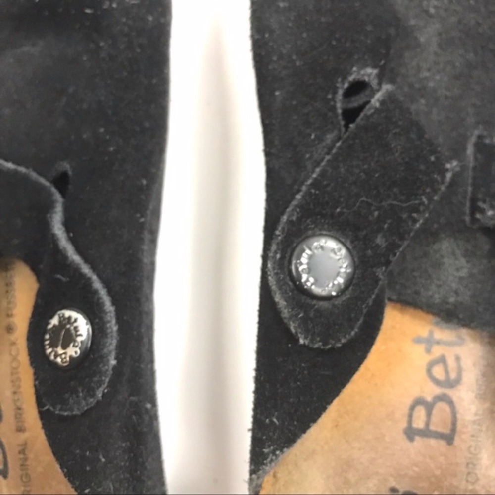 Betula by Birkenstock Boston black suede clogs - Picture 8 of 8